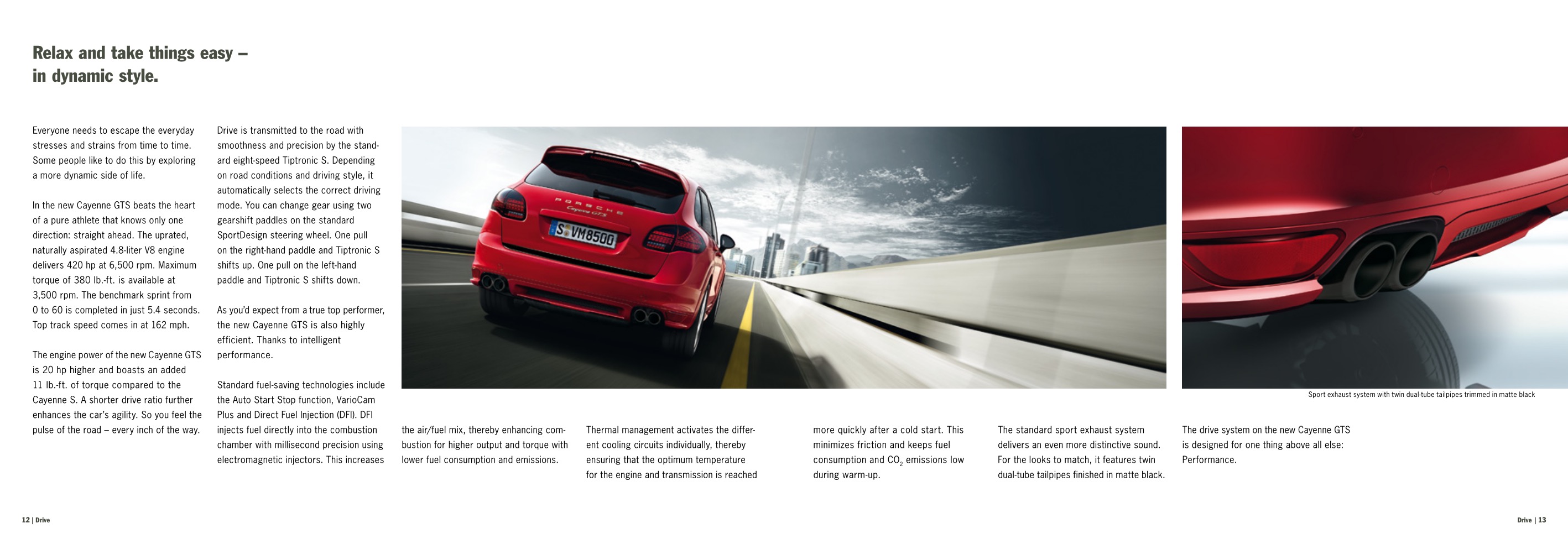 2012 Porsche Cayenne GTS Brochure Page 19